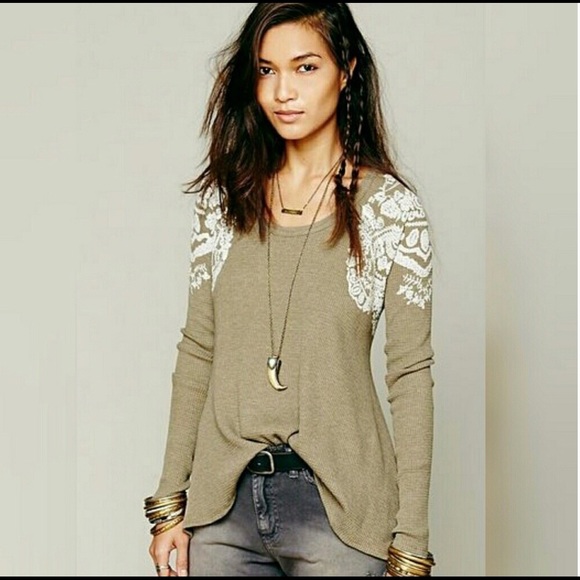 Free People Tops - Free People Rockabilly Thermal Swing Top